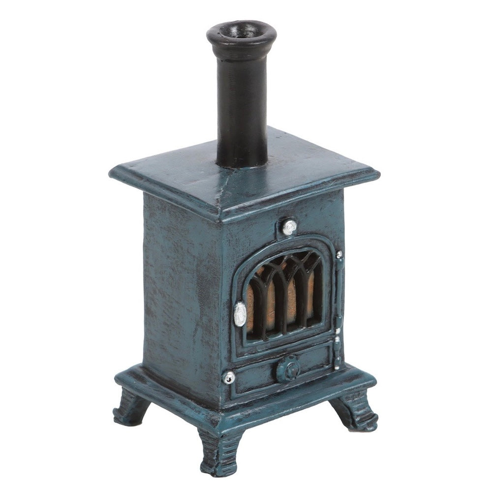 Stove shaped incense burner