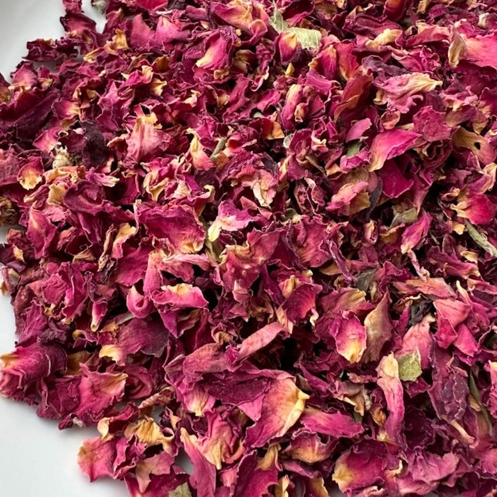 Dried organic rose petals (10g)