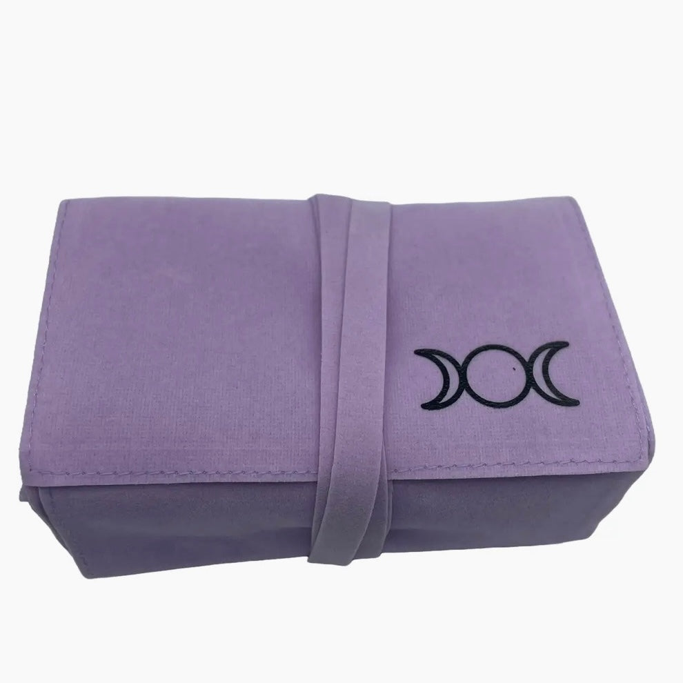 Triple Moon Velvet Tarot Bags Lavender