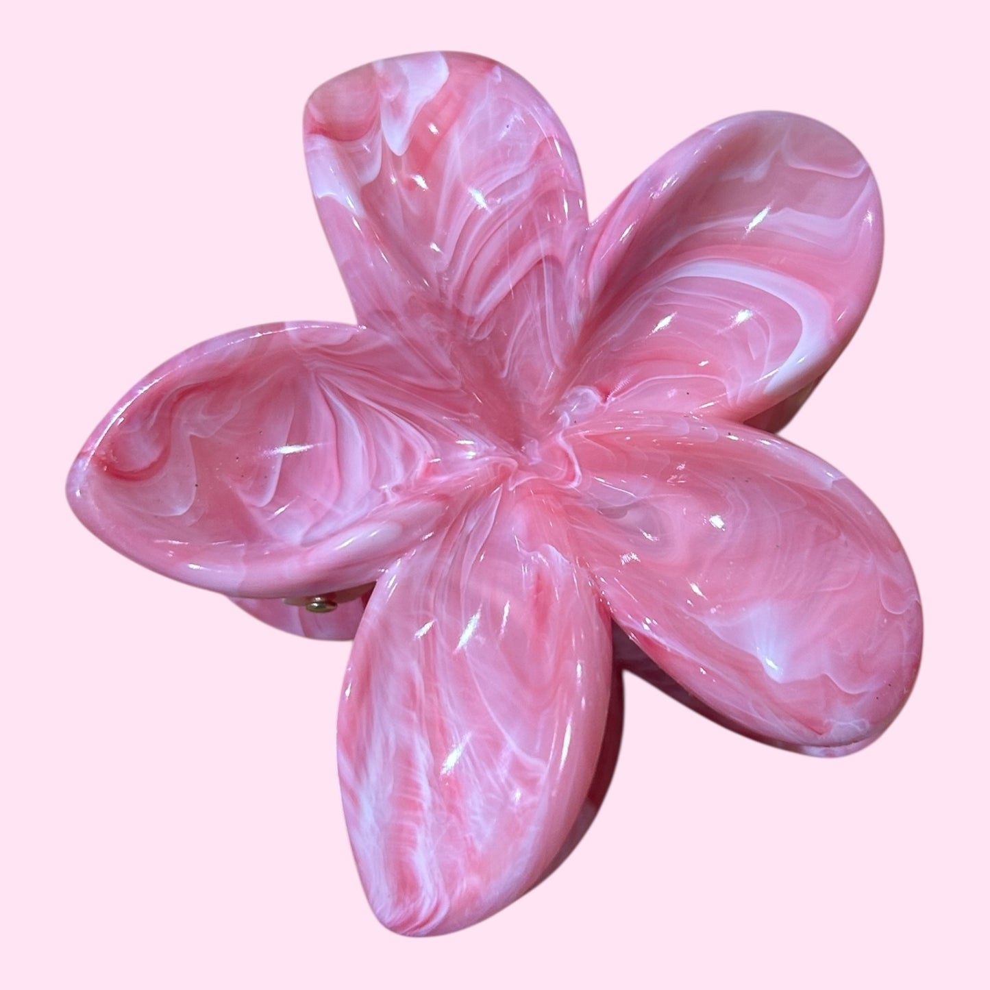 Frangipanis hair clips