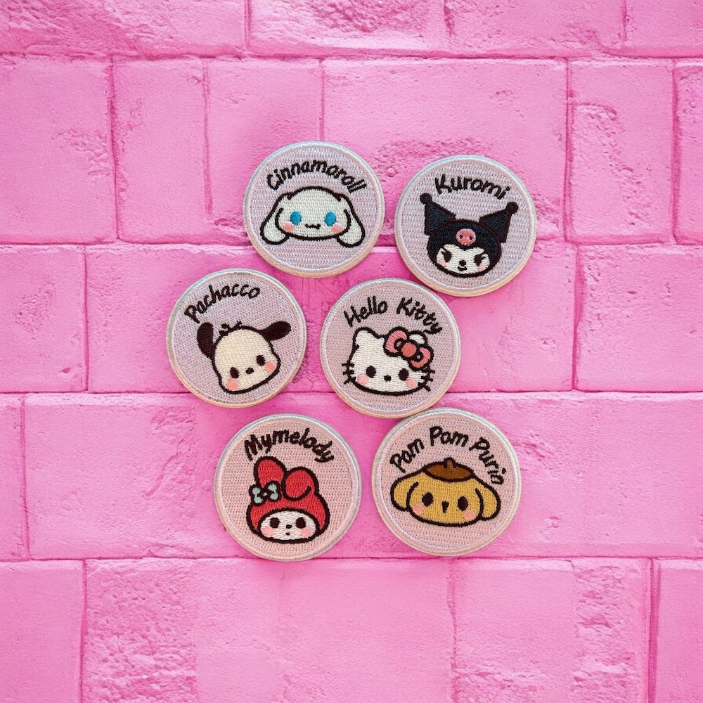 Character patches embroidery patch