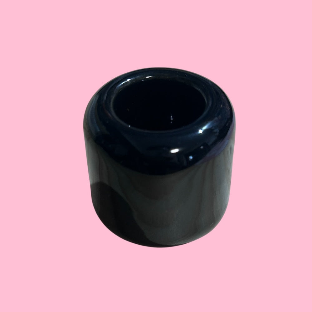 Black wish candle holder
