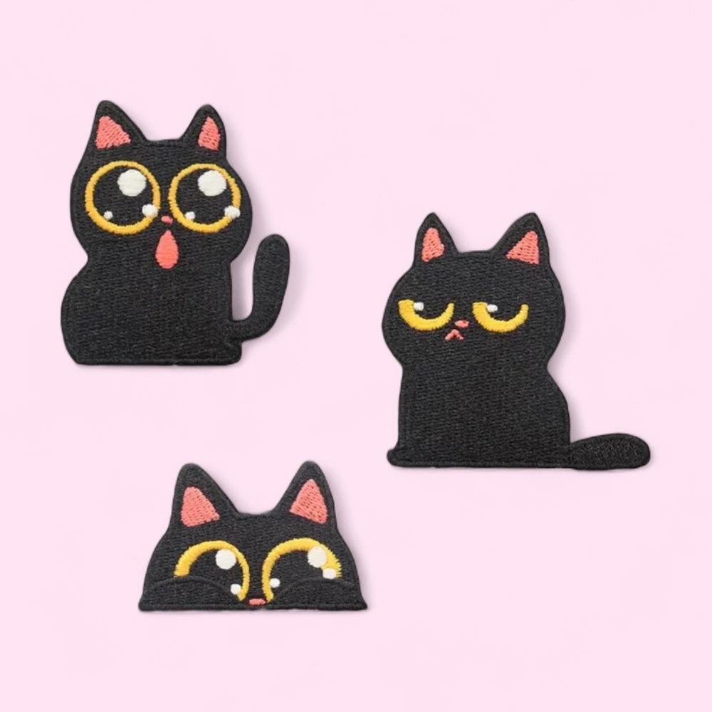 Cat embroidery patches