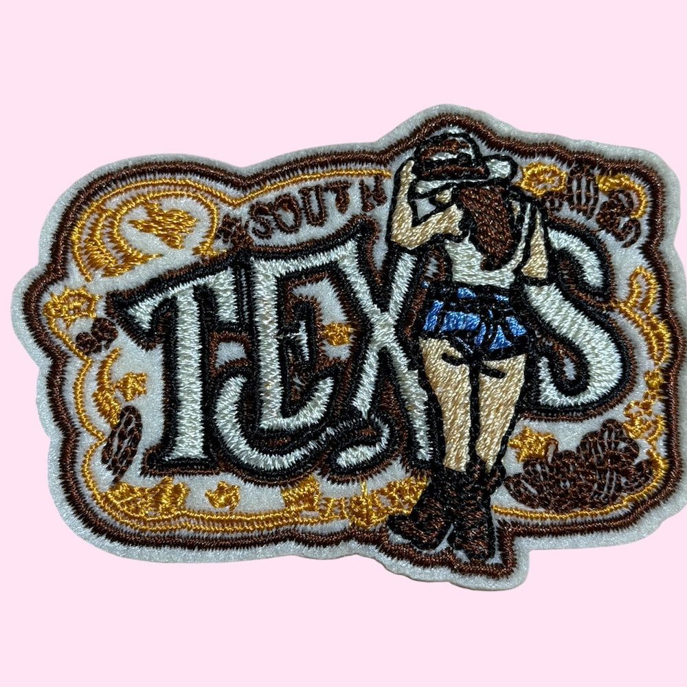 South Texas embroidery patch