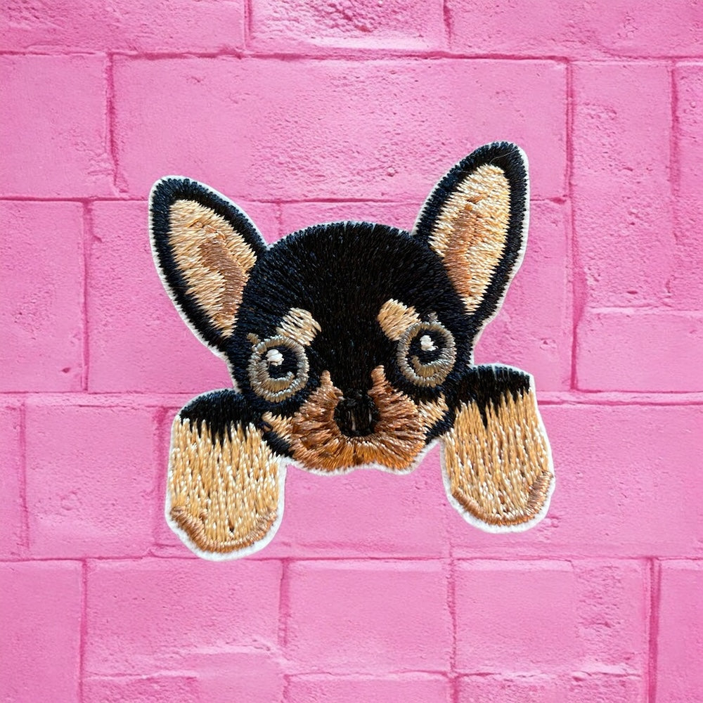Chihuahua embroidery patch