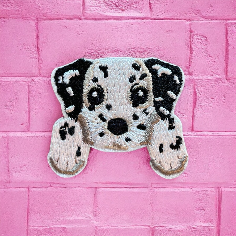 Dalmatian embroidery patch