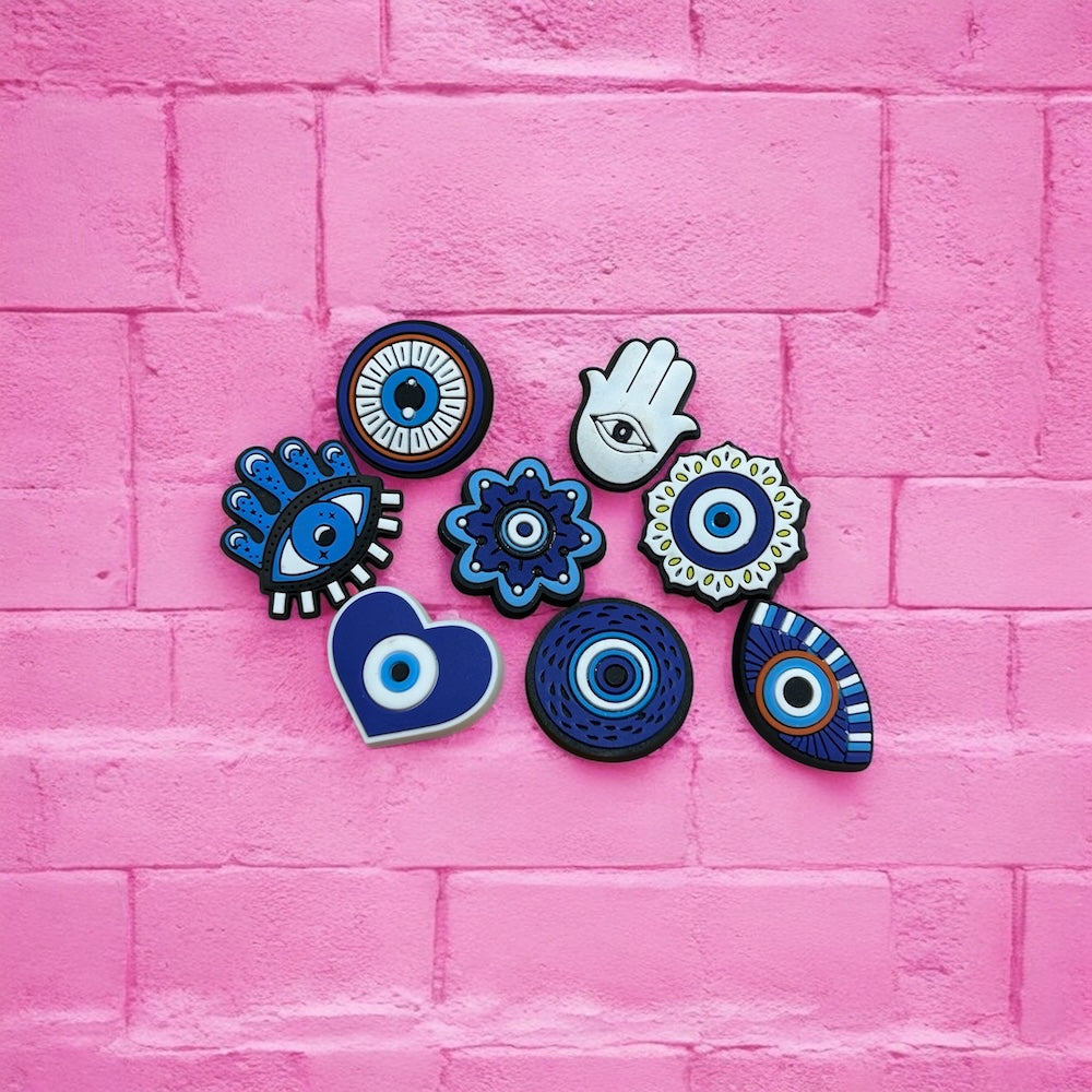 Evil eye jibbitz