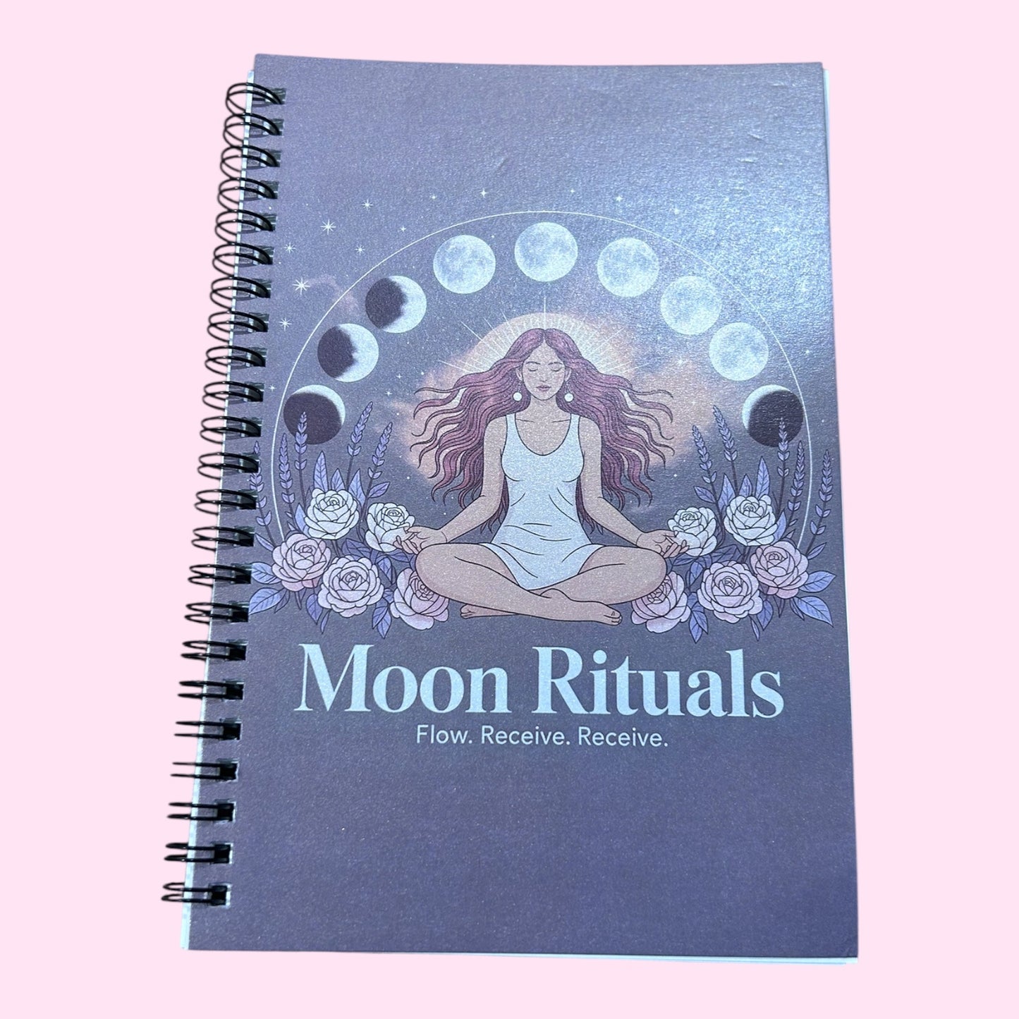 Moon rituals notebook lined