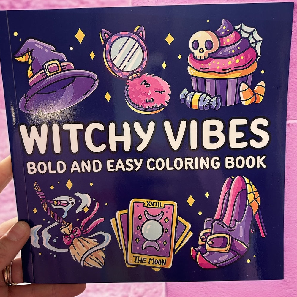 Witchy colouring book