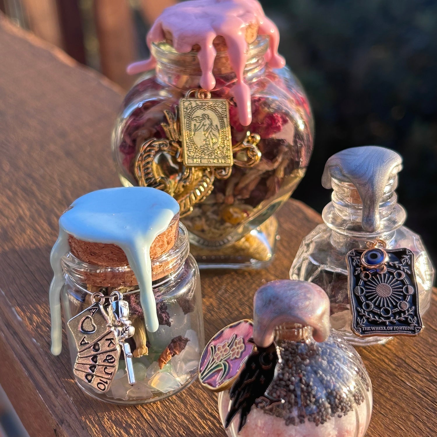 Spell jars – Rock Petal Spirit