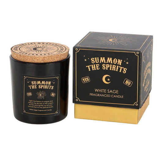 Summon the spirit white sage candle