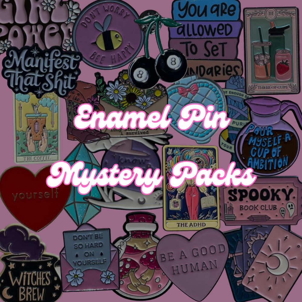 Enamel Pin Mystery Packs
