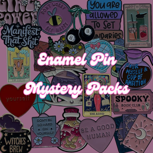 Enamel Pin Mystery Packs