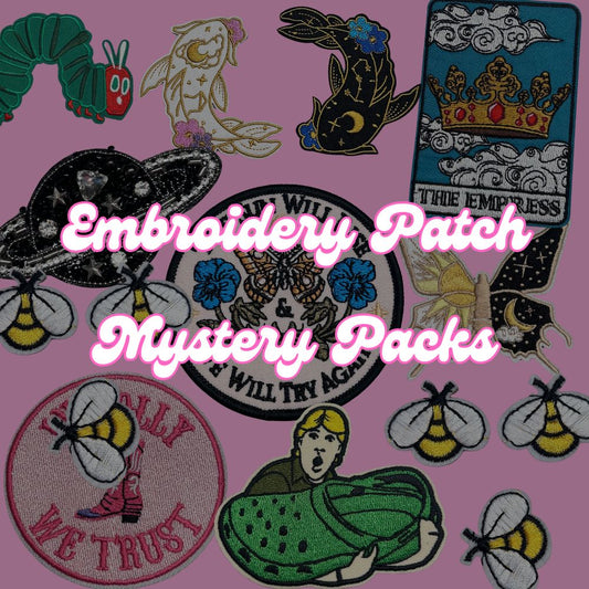 Embroidered Patch Mystery Packs