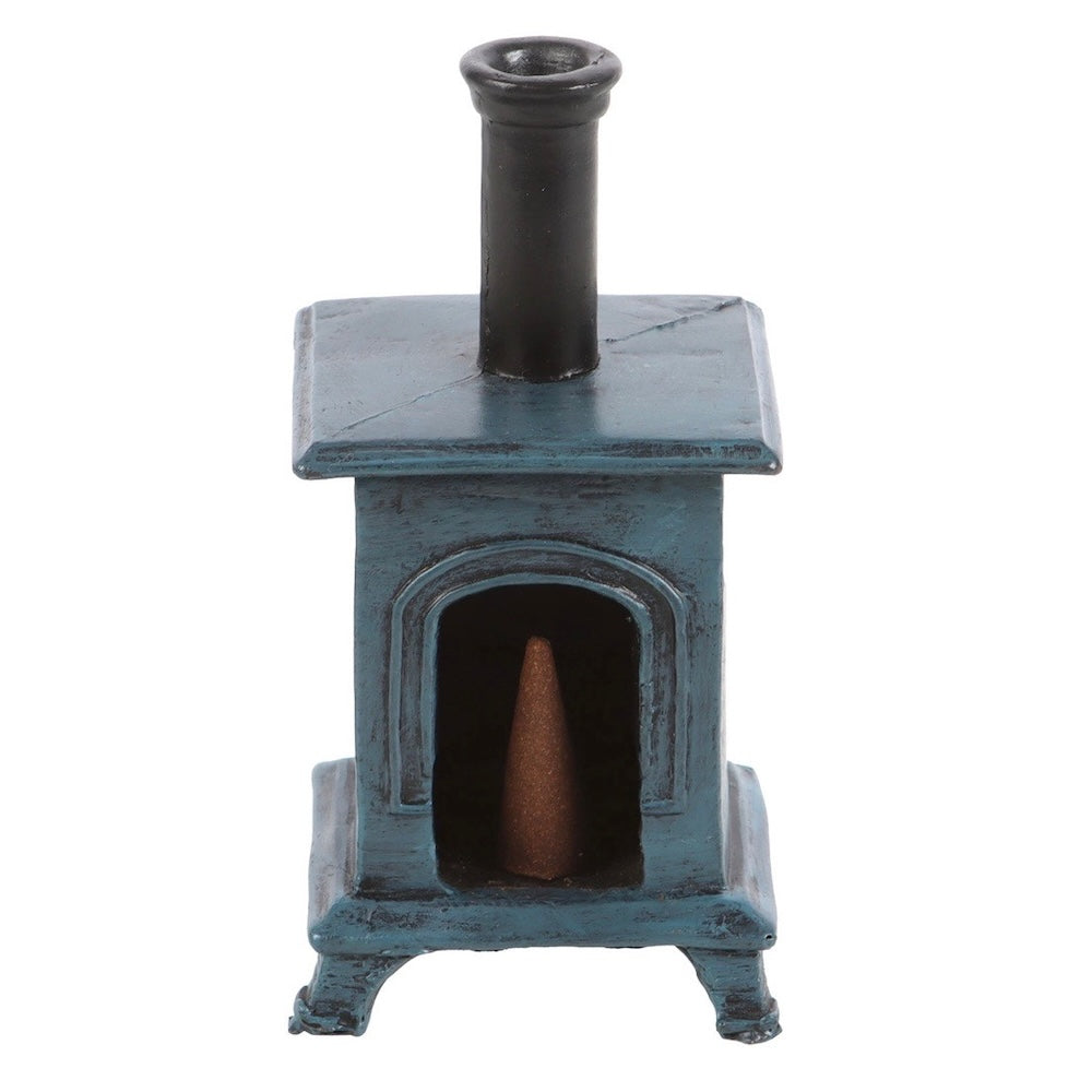 Stove shaped incense burner