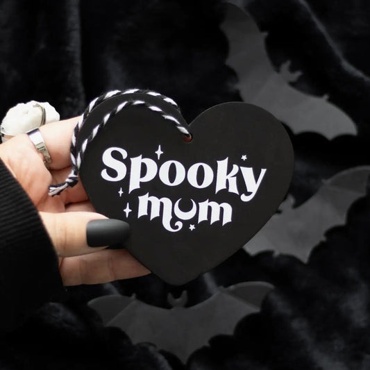 Spooky mum hanging ornament