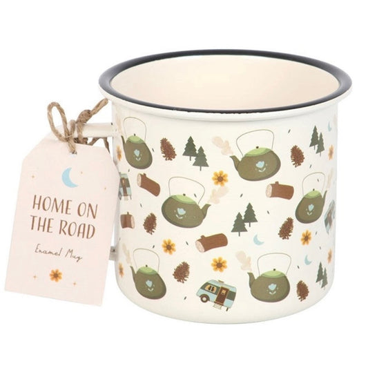 Camping enamel mug