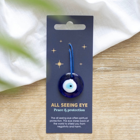 Glass evil eye
