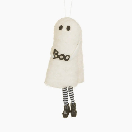 Boo ghost halloween hanging ornament