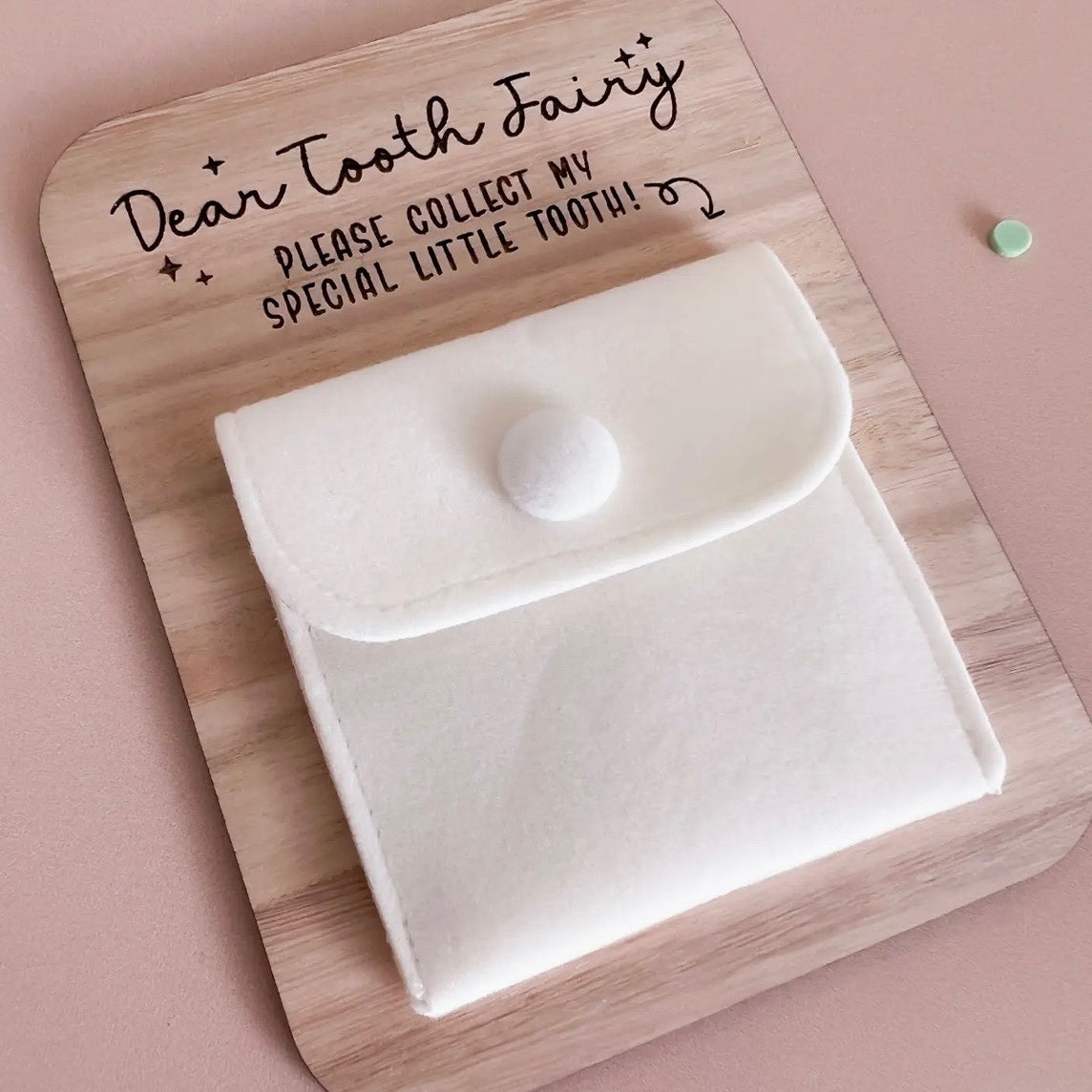 Tooth fairy envelope pouch