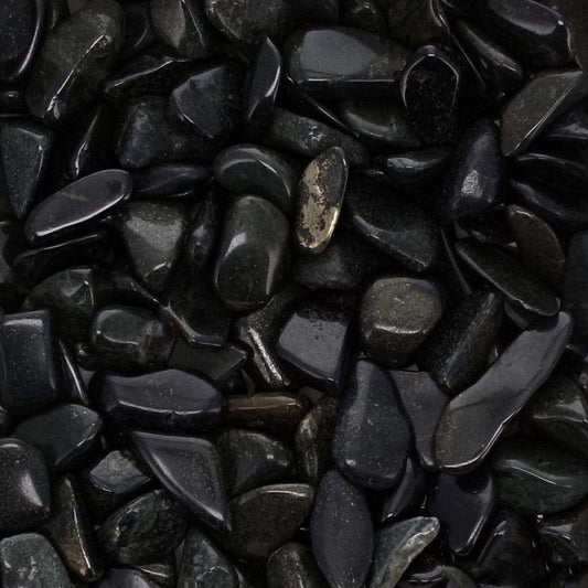 Black onyx crystal chips 100g