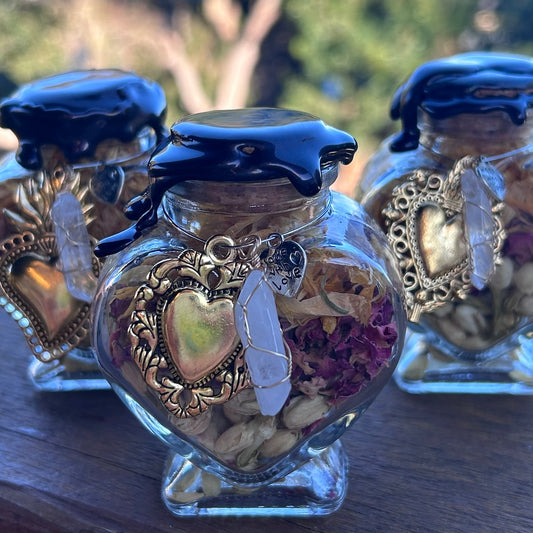 Lion’s Gate Charged Spell Jar – Abundance of Love &amp; Heart Safety