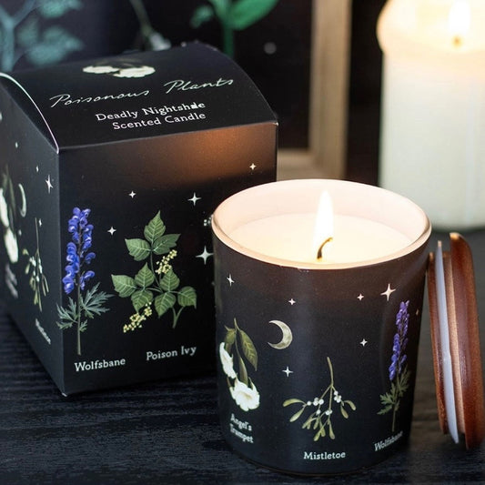 Deadly nightshade scented candle