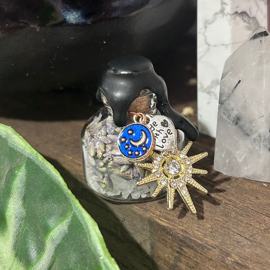 Sweet dreams and aura cleansing spell jar