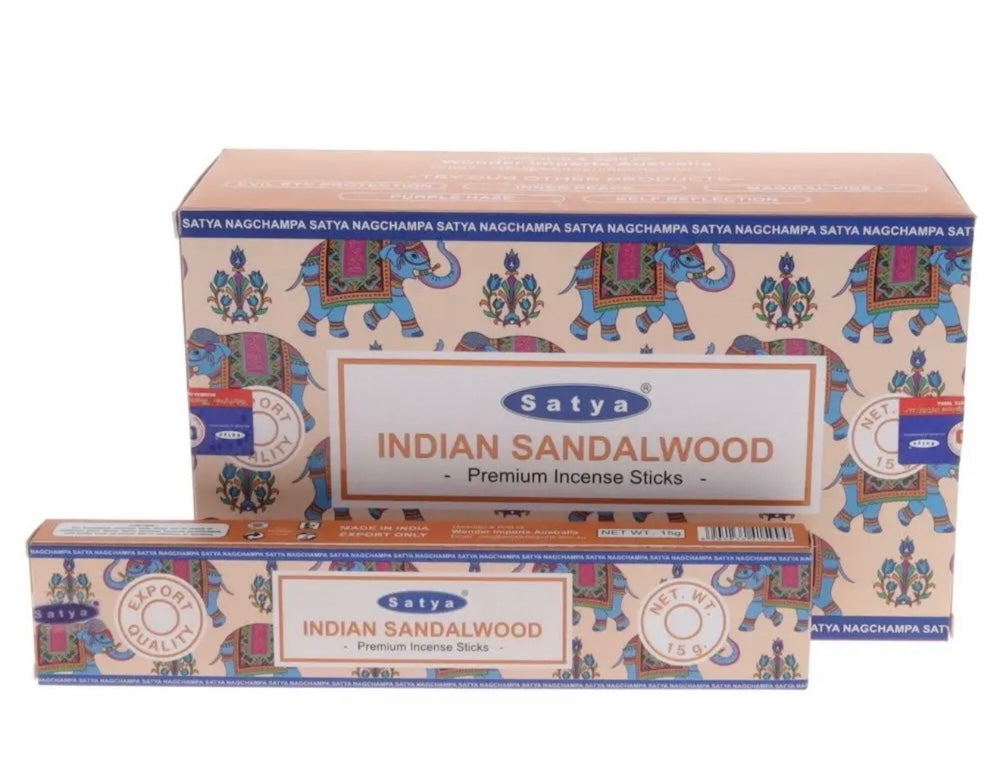 Indian sandalwood incense sticks