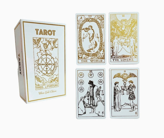 TAROT White and Gold Tarot & Guide