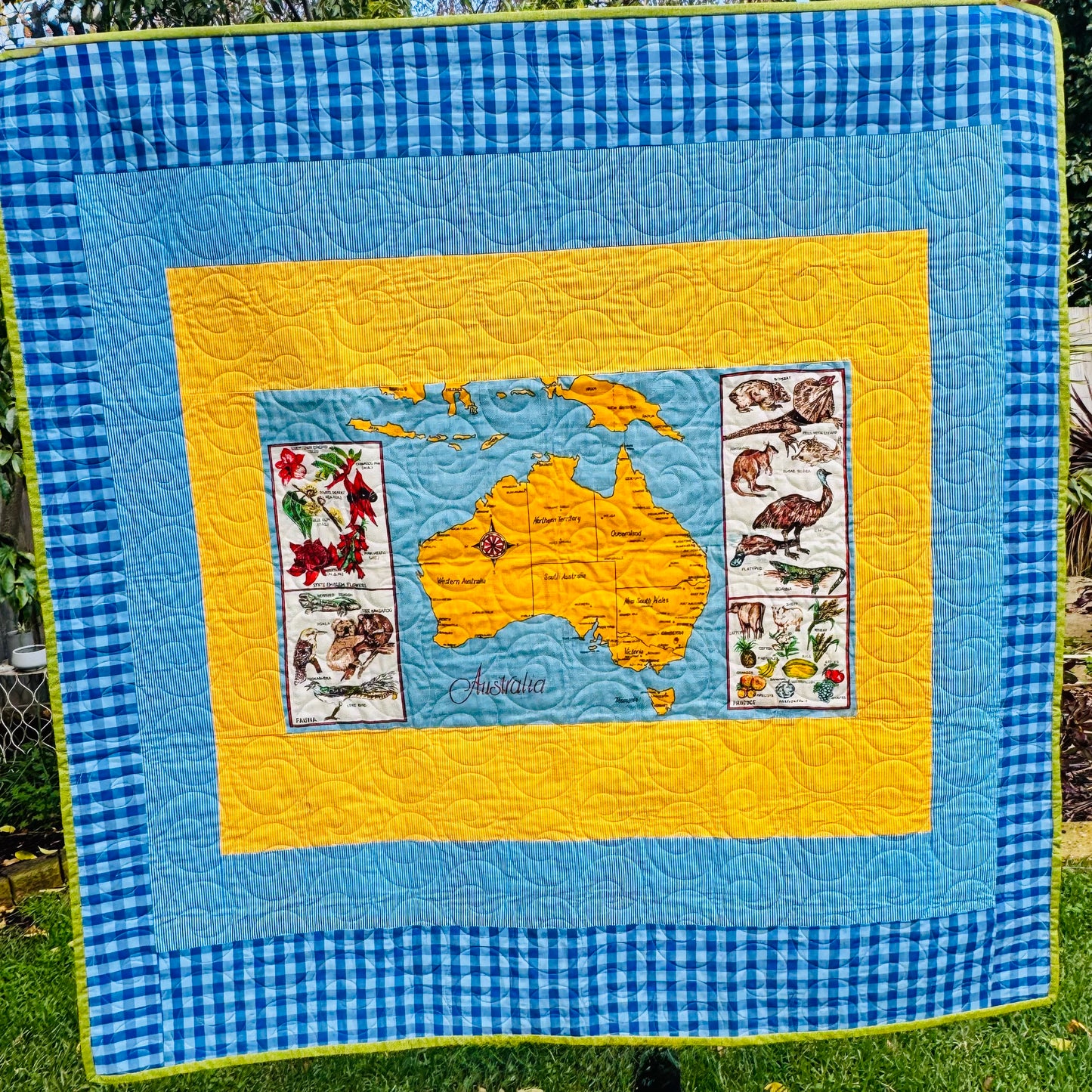 Handmade quilt Sunny Vintage Days