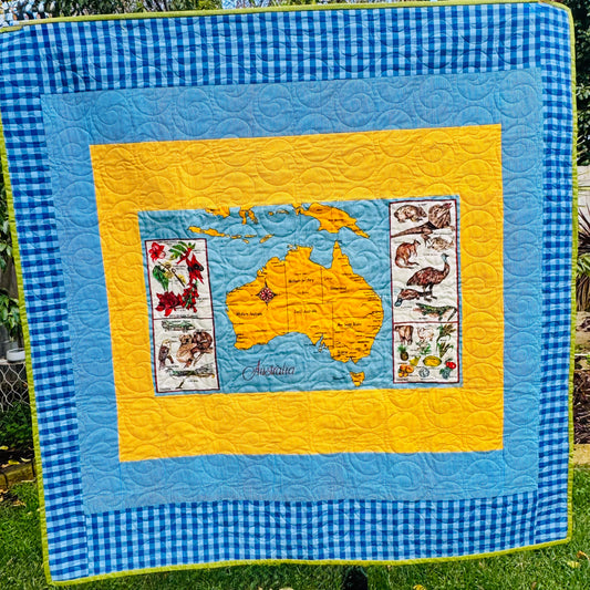 Handmade quilt Sunny Vintage Days