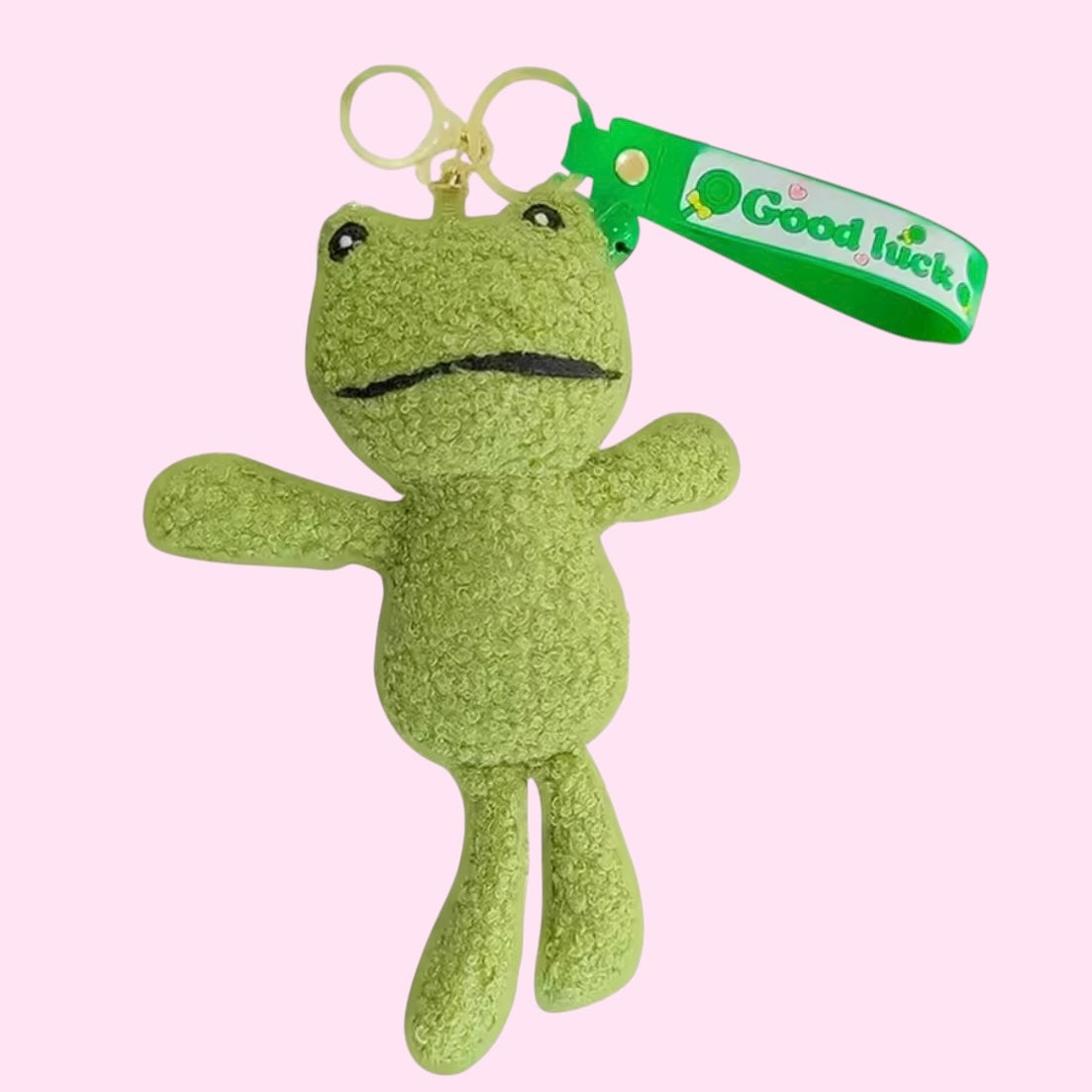 Lucky frog keyring