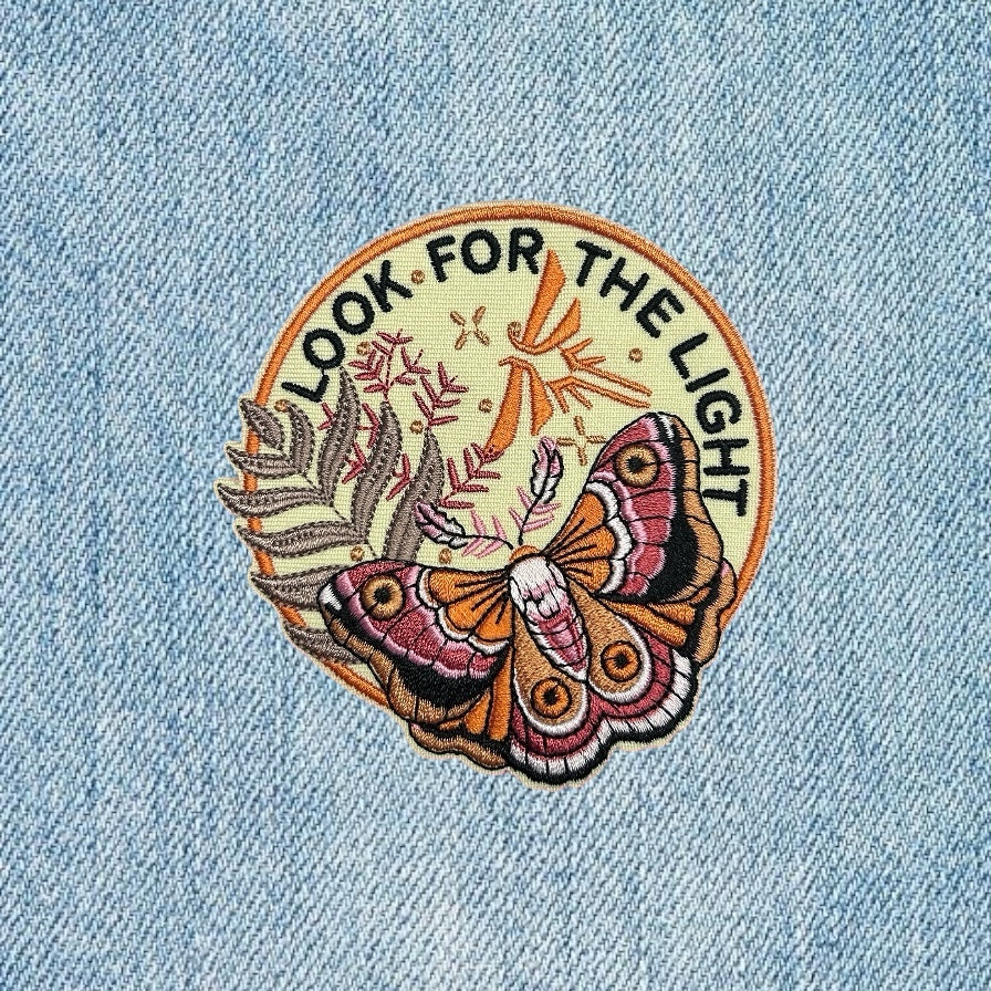 Look for the light embroidery patch