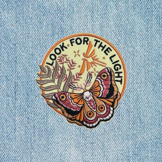 Look for the light embroidery patch
