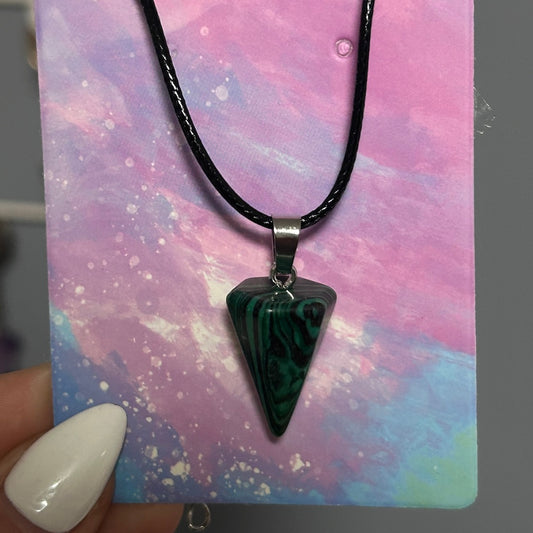 Malachite necklace