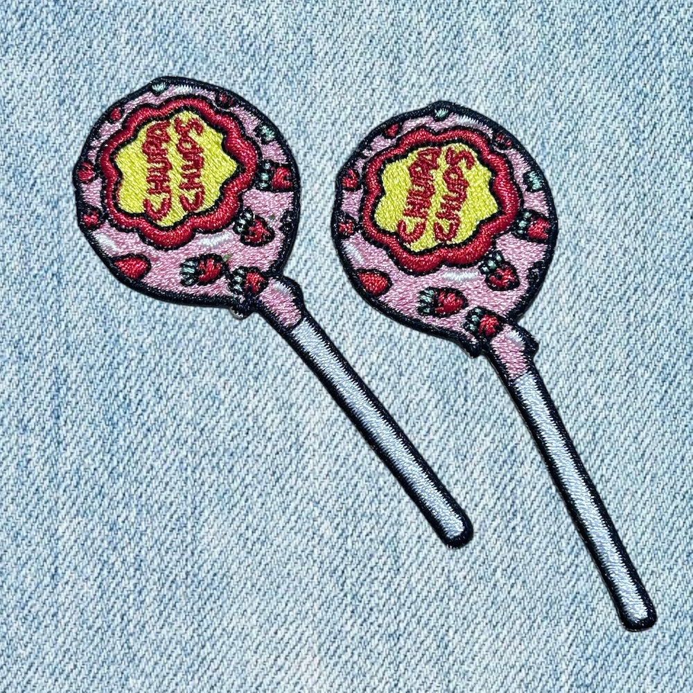 Chuppa chup embroidery patch