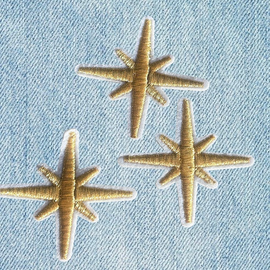 Stars embroidery patch