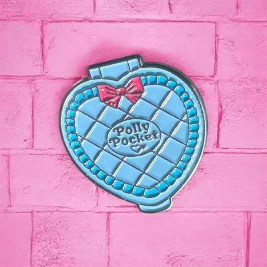 Polly pocket enamel pin