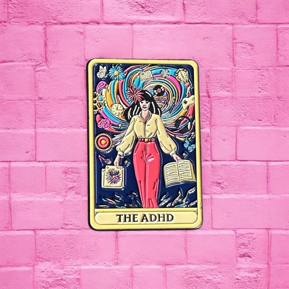 The adhd enamel pin