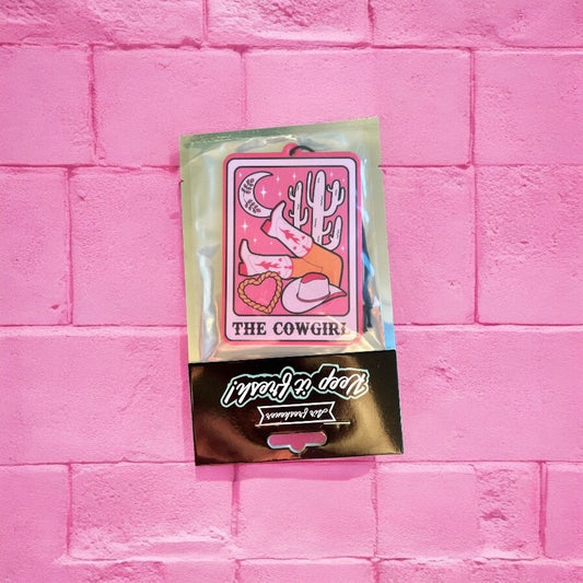 Cowgirl air freshener