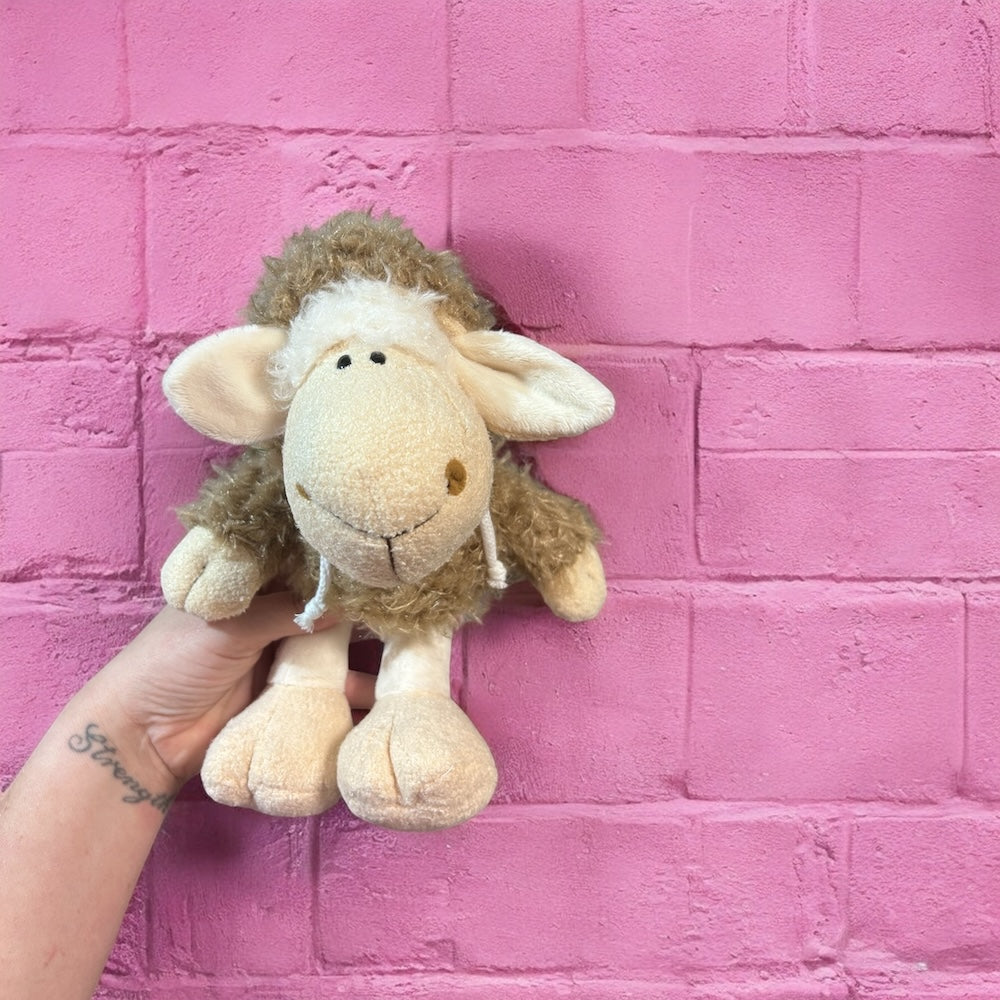 Sheep with wolf jumper
