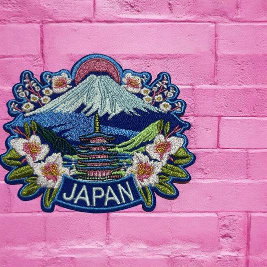Japan embroidery patch