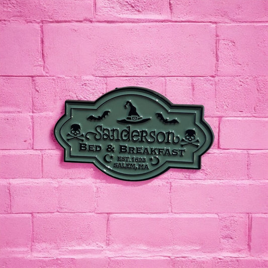 Sanderson enamel pin