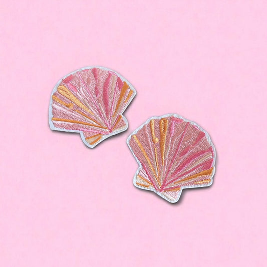 Shells embroidery patch