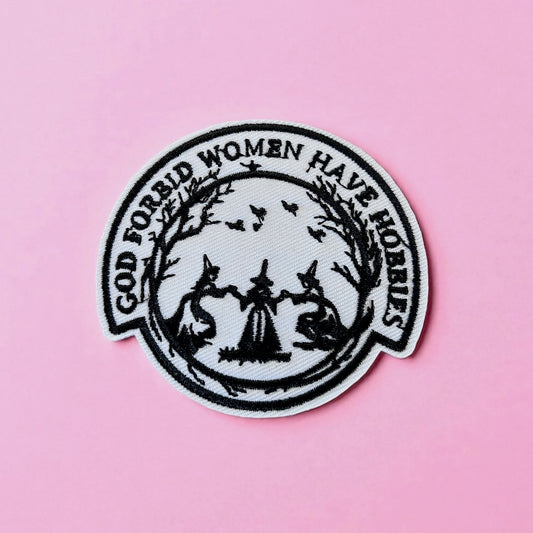 Women have hobbies embroidery patch