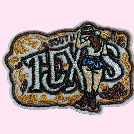 South Texas embroidery patch