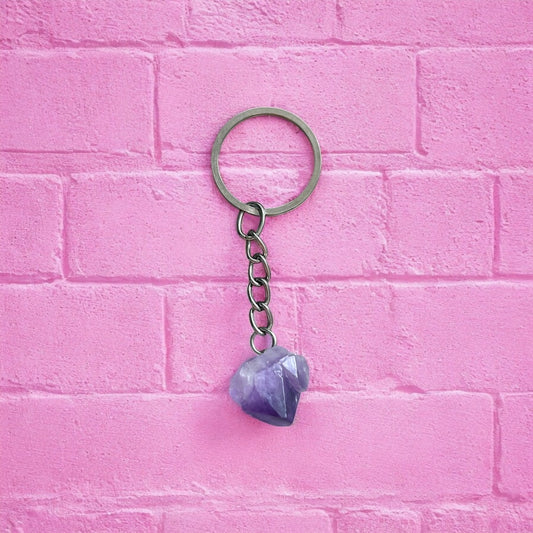 Amethyst key ring