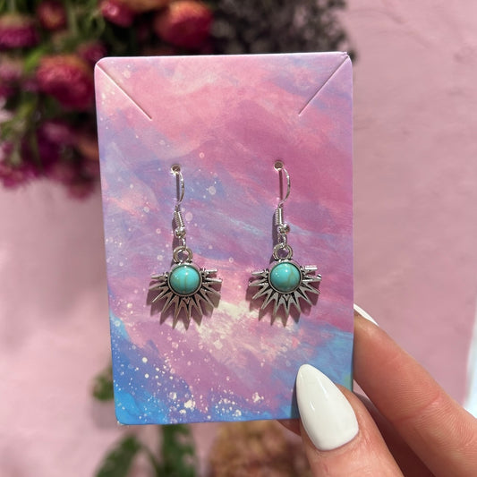 Blue earrings