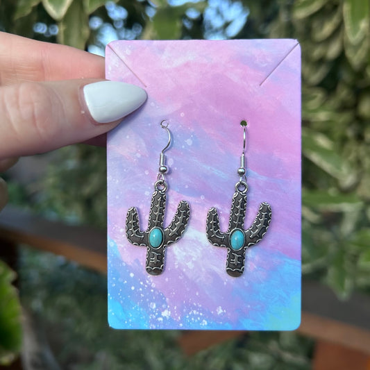 Cactus earrings